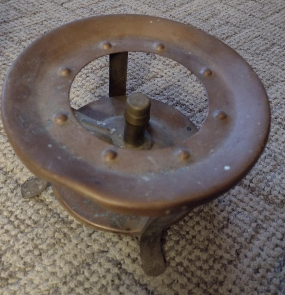 The time of production for this camp stove is likely between World War I and WWII.