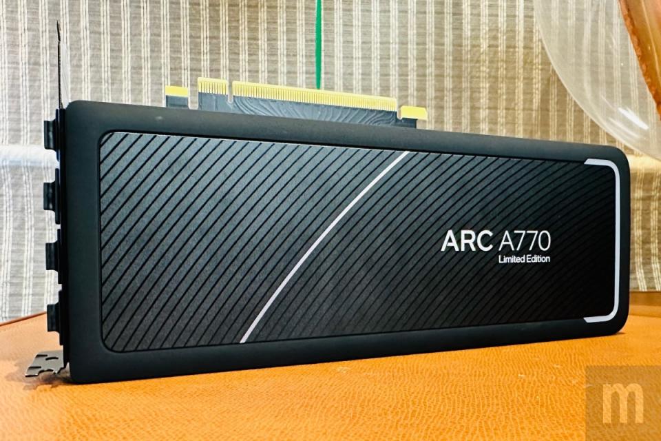 ▲Arc A770桌機板顯示卡