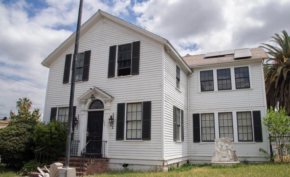 The historic Benjamin Holt House is located at 548 E. Park Street in Stockton.