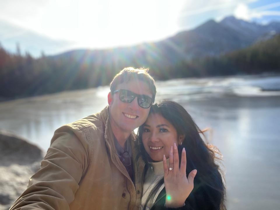 Sonie Maikami and Ian Cartwright are a soon-to-be-married foodie couple who plan to order catering from multiple restaurants for their backyard wedding.
