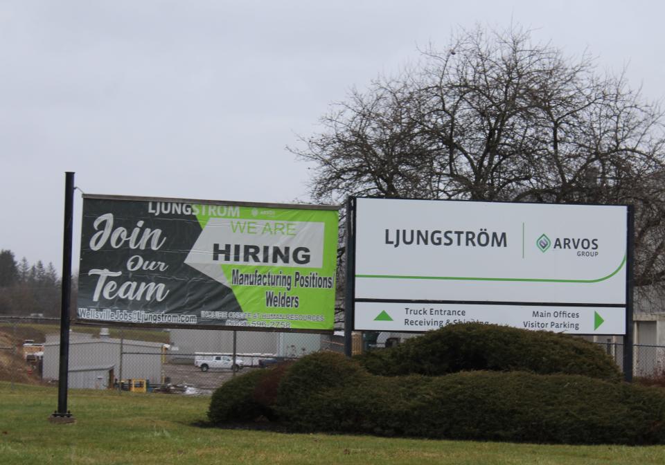 Ljungstrom, based in Wellsville, has an ongoing demand for welders and manufacturing positions at its Allegany County facility.