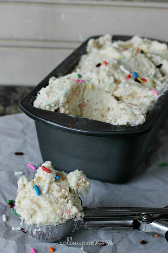 Cake Batter Ice Cream