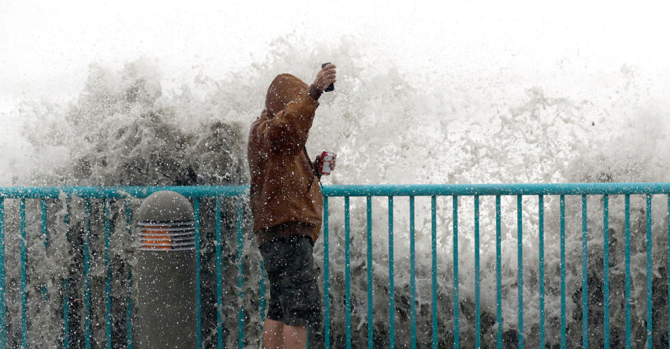 Hurricane Matthew in Daytona Beach, Fla.