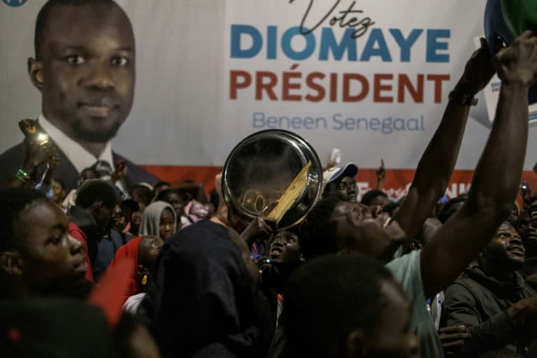 Faye emerged from Ousmane Sonko's shadow and won the hearts of his mentor's fans.  (Marco Longari)