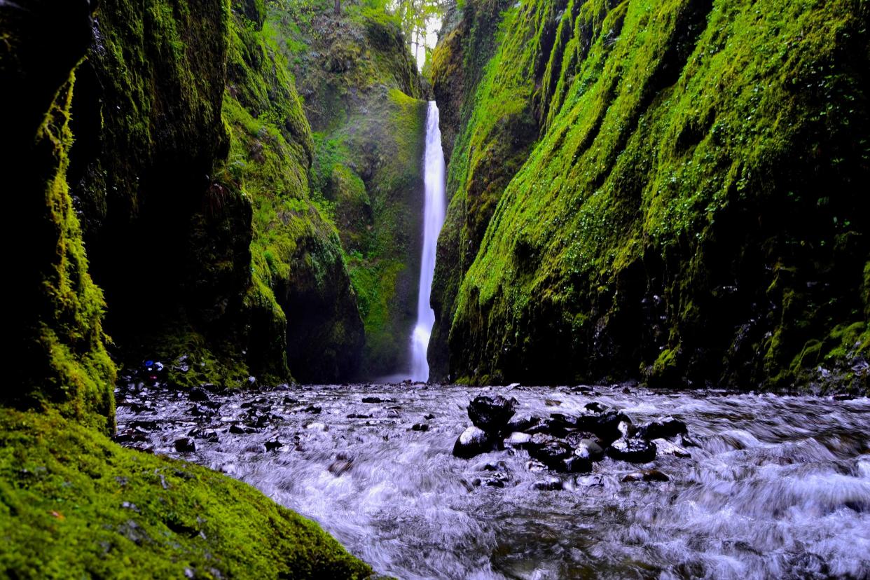 This picture of Lower Oneonta Falls in the Columbia River Gorge, taken by Kyle Martz of Salem in April 2015, got 75 votes in the Statesman Journal’s Winter Waterfall photography contest.