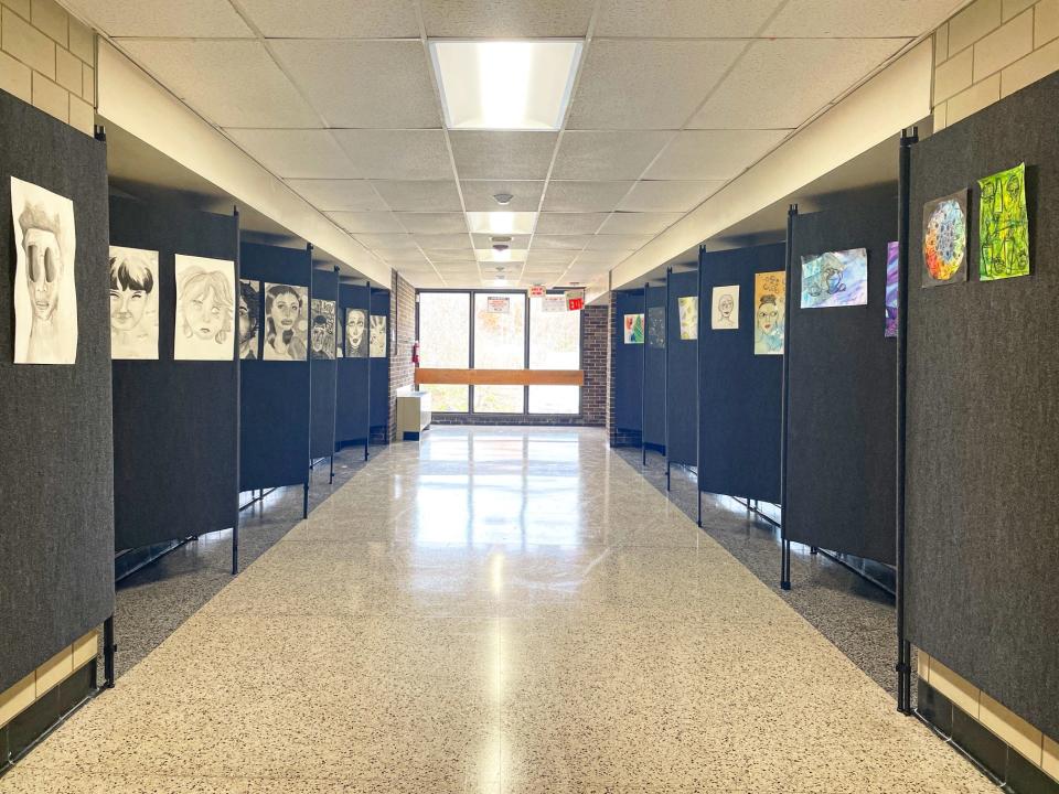 Central High School art students won $15,000 as runners up in the Vans Custom Culture Contest. Part of the prize-winning money was used to purchase and install a professional display for students’ art.