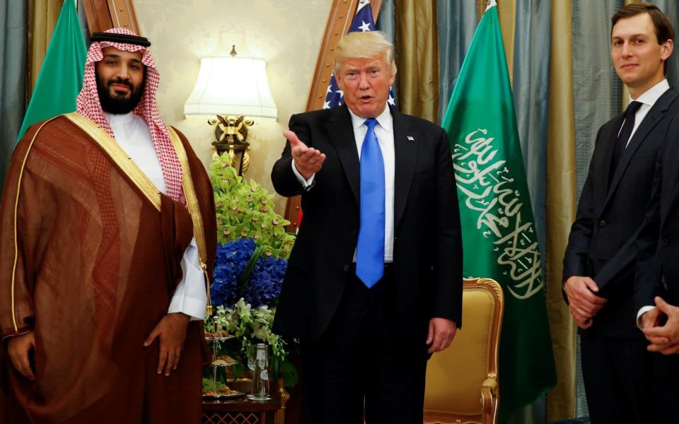 President Donald Trump meets with Saudi Arabia's Deputy Crown Prince Mohammed bin Salman in Riyadh - REUTERS