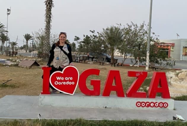 Portland nurse Monica Johnston volunteered at a hospital in Gaza and returned home on May 18, 2024. (Courtesy: Monica Johnston)