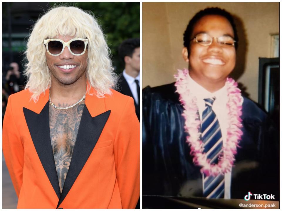Anderson .Paak now vs. Anderson .Paak as a teenager