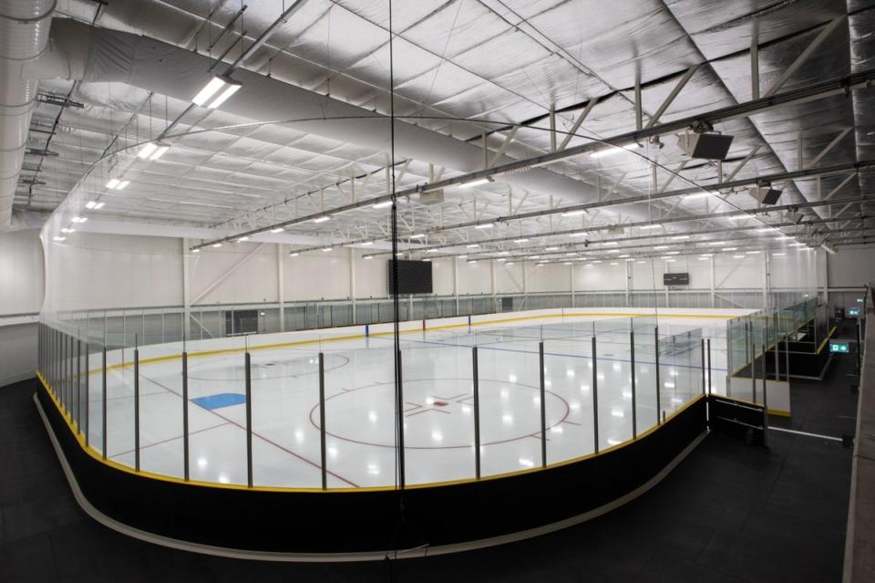 Inside the new £30million facility (Lee Valley Ice Centre)