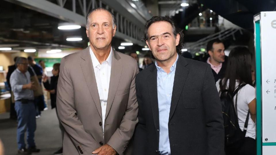 John Maya y Federico Gutiérrez. Foto: Cortesía