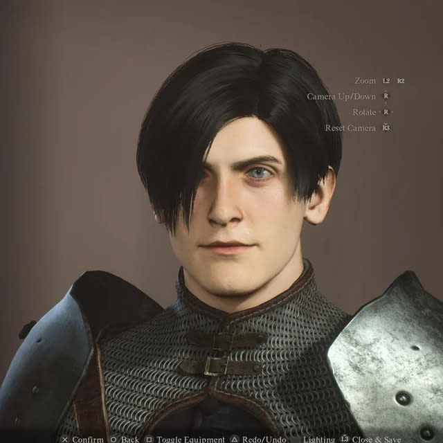 Character creator in Dragon's Dogma 2