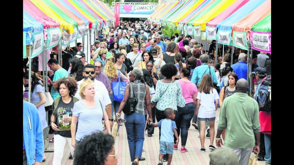 I love the Miami Book Fair.