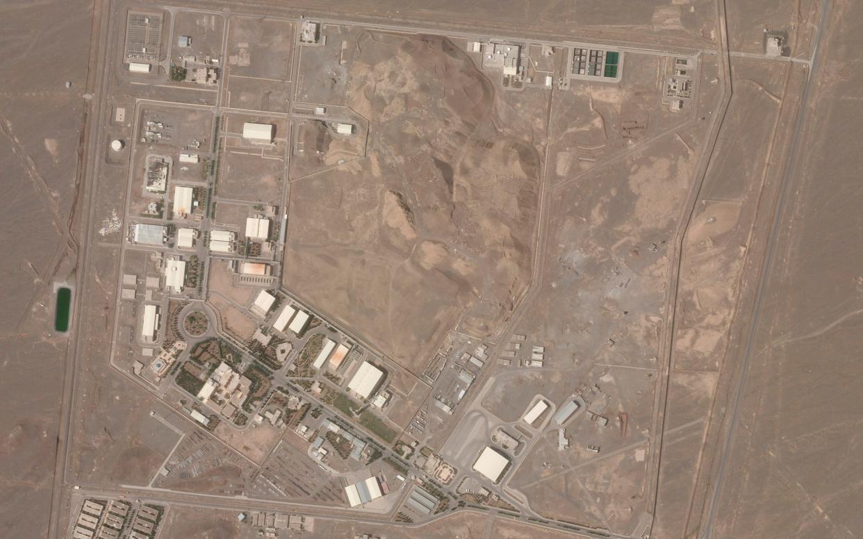 A satellite photo of Natanz nuclear facility - Planet Labs Inc. via AP