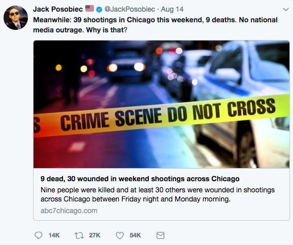 Jack Posobiec’s original tweet