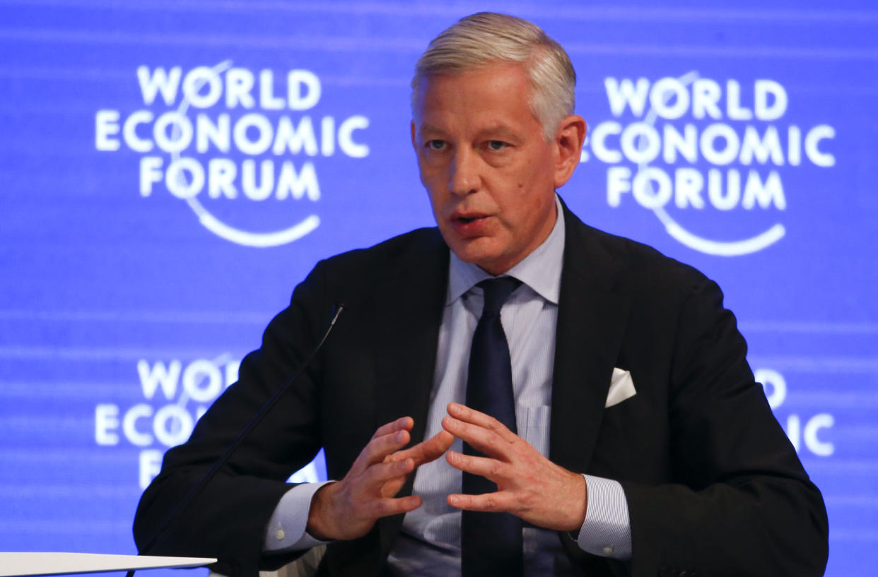 Dominic Barton, Global Managing Partner, McKinsey & Company, attends the annual meeting of the World Economic Forum (WEF) in Davos, Switzerland, January 18, 2017. REUTERS/Ruben Sprich