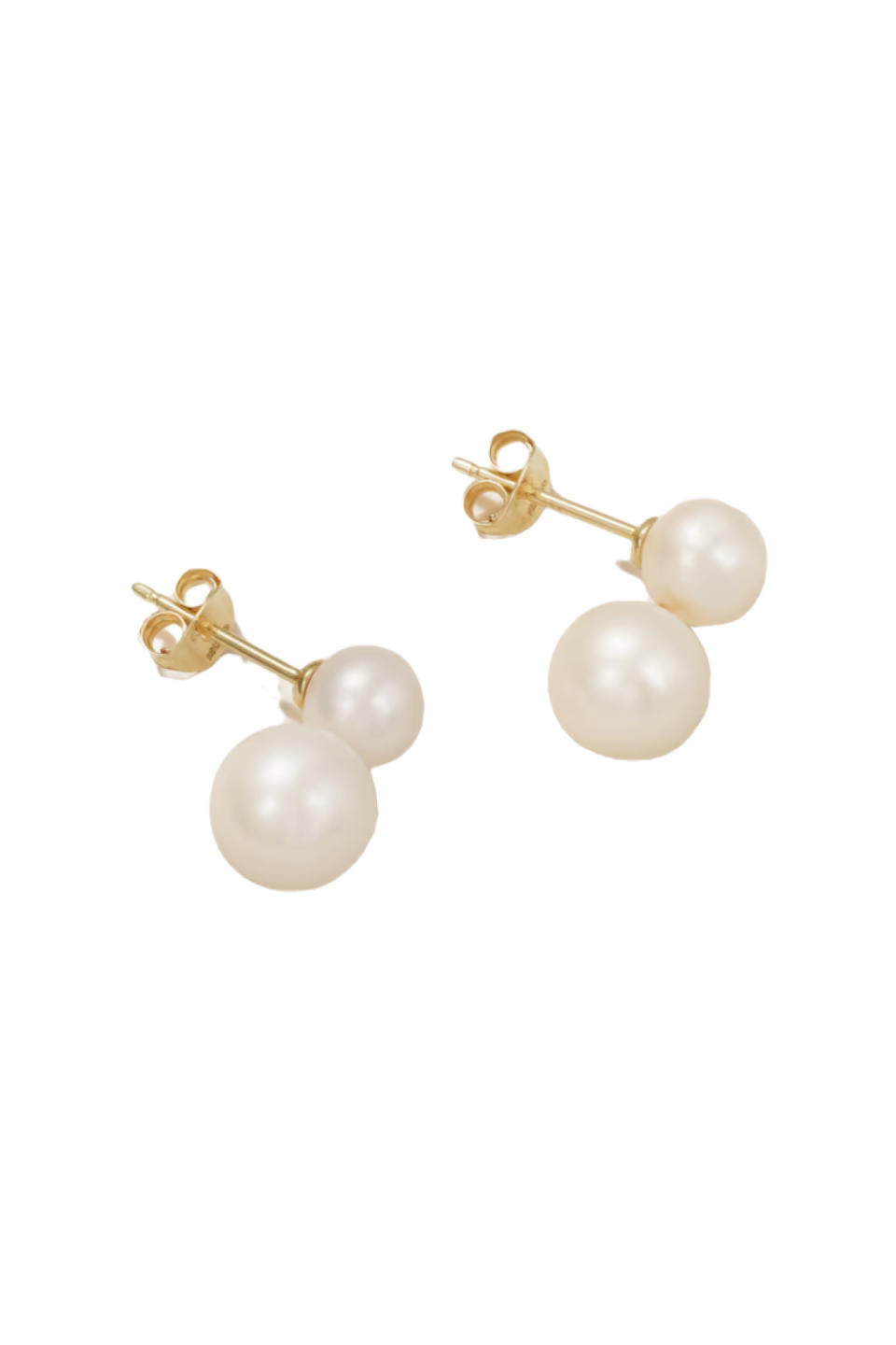 Mateo Duo 14-Karat Gold Pearl Earrings