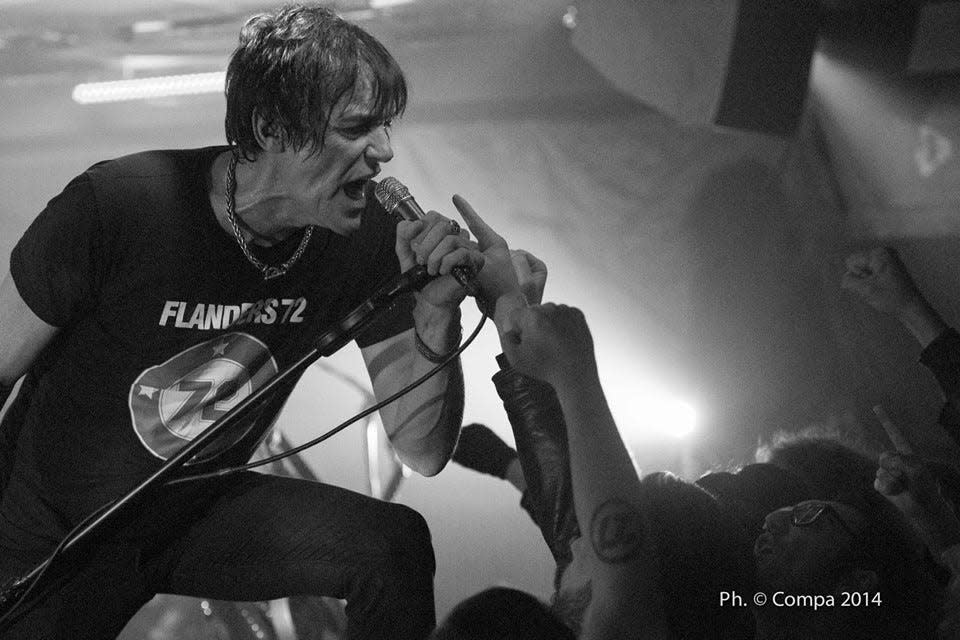 Richie Ramone is shown in concert in 2014. The former drummer of the the Ramones will perform on Wednesday night at Buzzbin,
331 Cleveland Ave. NW in downtown Canton.