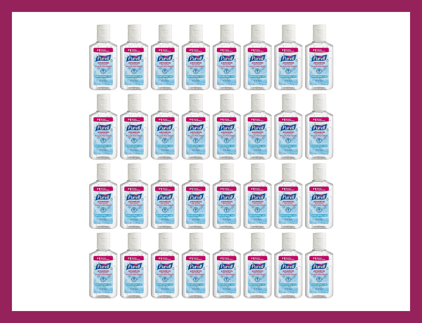 Purell Advanced Hand Sanitizer Refreshing Gel, 1 Oz (24-pack). (Photo: Amazon)