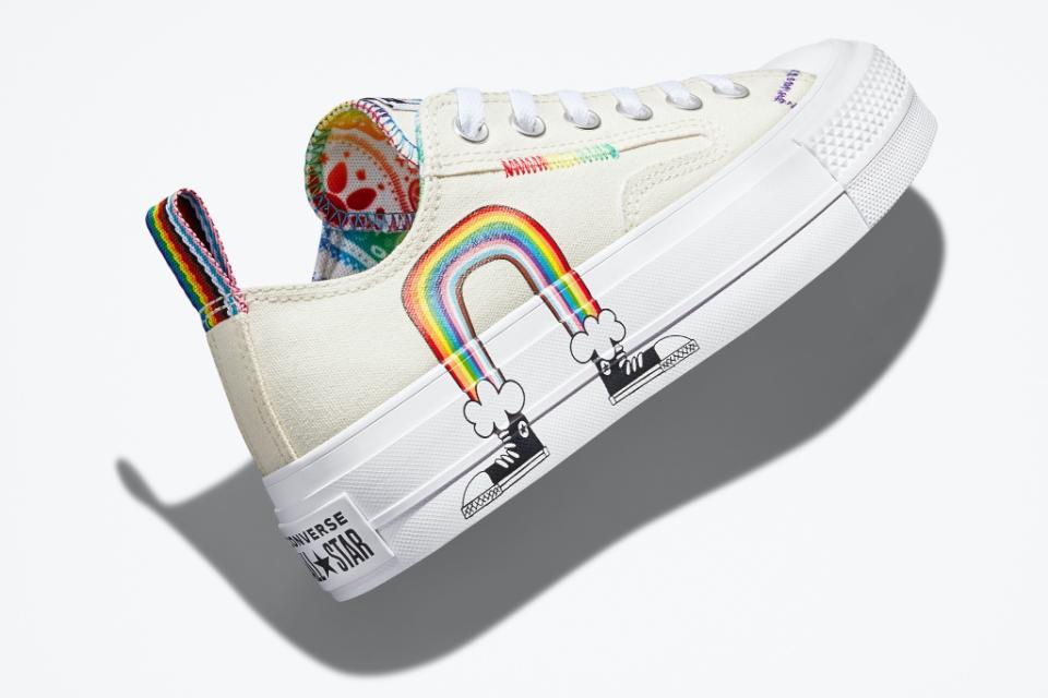 Converse’s “Found Family” Chuck Taylor All Star Lift Platform sneakers. - Credit: Courtesy of Converse