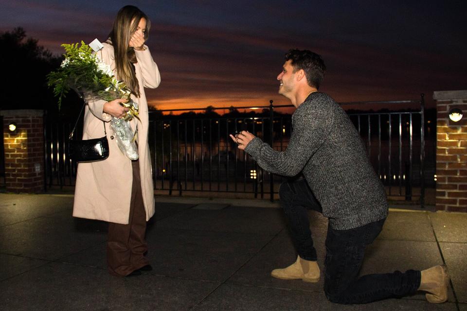 Cody Calafiore and Christie Laratta engaged