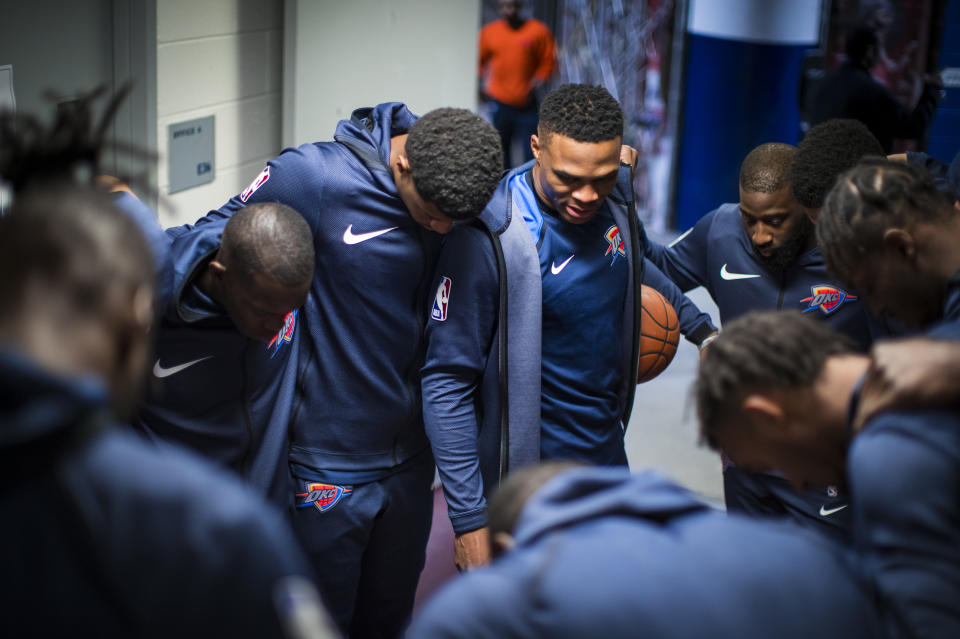 In a league that values the individual more than any other in American sports, Westbrook is a star who regularly puts his team above himself. (Getty)