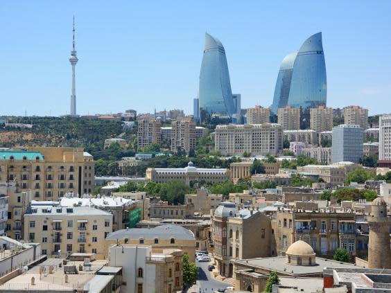 The flame towers are a distinctive feature (Getty Images/iStockphoto)