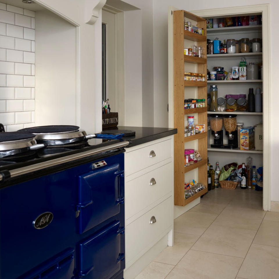 Carve out a space near the cooker