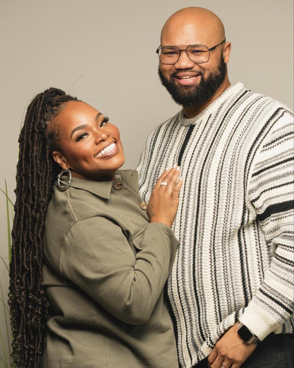 Tasha Cobbs Leonard and her husband, Kenny