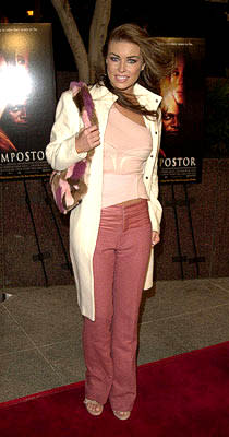 Carmen Electra at the Westwood premiere of Dimension's Impostor