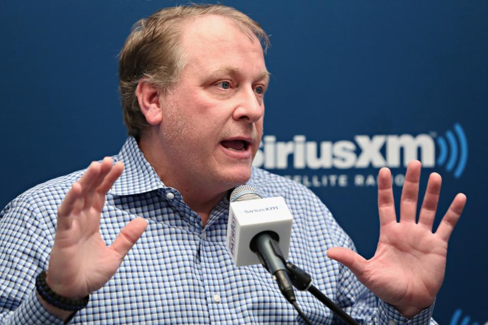 Curt Schilling's Hall of Fame case is taking a plunge in early returns. (Getty Images)