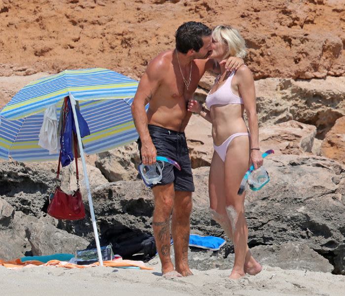 Robin Wright y Clément Giraudet en Ibiza 