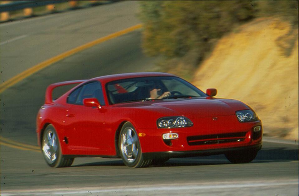 <p>Now we couldn't complete this comparison without talking about <a href="https://www.caranddriver.com/reviews/a15142755/toyota-supra-turbo-instrumented-test/" rel="nofollow noopener" target="_blank" data-ylk="slk:the fourth-gen Supra Turbo;elm:context_link;itc:0;sec:content-canvas" class="link ">the fourth-gen Supra Turbo</a>, could we? At least for American audiences, this generation is what made the Supra truly iconic-with a little help from <em>The Fast and the Furious</em>. The Turbo model was sold from 1993 to 1998, and used a twin-turbo 3.0-liter inline-six pumping out 320 horsepower and 315 lb-ft of torque-pretty close to what the new 2020 model makes. The Supra was fast as hell, looked awesome, and was great to drive. But as you now know, all that we care about is fuel economy.</p><p>Ratings fluctuated throughout production, so we're going with numbers from 1997. Back then, the Supra Turbo was rated by the EPA at <strong>18 mpg combined, 16 mpg city, and 22 mpg highway</strong> when fitted with the optional four-speed automatic. Compared to the new car, that's 8 mpg worse in the combined cycle, 8 mpg worse in the city, and 10 mpg worse on the highway. Now that's progress! With the six-speed manual, the Supra Turbo did 1 mpg worse in the city.</p><p>The Supra Turbo wasn't the only version of the fourth-gen car offered in the States. <a href="https://www.caranddriver.com/reviews/a23284697/1994-toyota-supra-mk4-2jz-sports-car/" rel="nofollow noopener" target="_blank" data-ylk="slk:The base car;elm:context_link;itc:0;sec:content-canvas" class="link ">The base car</a>, which was great in its own right, had a naturally aspirated 3.0-liter inline-six making 220 horsepower and 210 lb-ft. With the manual, it matched the Turbo's EPA ratings, but with the automatic it did 1 mpg better in the combined and highway tests.</p><p>With the new Supra being so much better in fuel economy than the old model, that's sure to bode well for how good it will be in general, right? We're being a bit cheeky, but in <a href="https://www.caranddriver.com/reviews/a23310083/2020-toyota-supra-prototype-drive/" rel="nofollow noopener" target="_blank" data-ylk="slk:our first drive of a prototype of the new Supra;elm:context_link;itc:0;sec:content-canvas" class="link ">our first drive of a prototype of the new Supra</a>, we came away extremely impressed. We can't wait to get a production version to review-especially so we can run it through our highway fuel-economy test.</p>