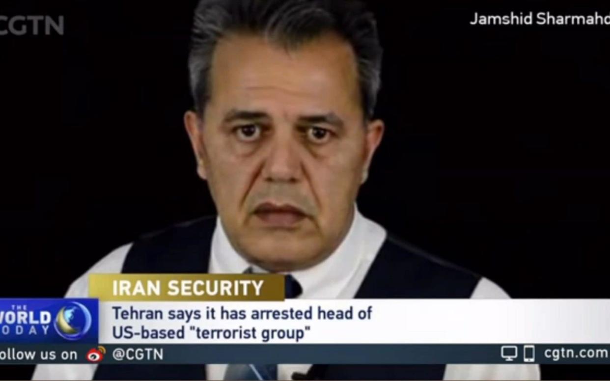 Tehran accuses Jamshid Sharmahd and his group, known as the Kingdom Assembly of Iran, of responsibility for a 2008 attack which killed 14 people in the southern city of Shiraz - CGTN/Youtube/CGTN/Youtube