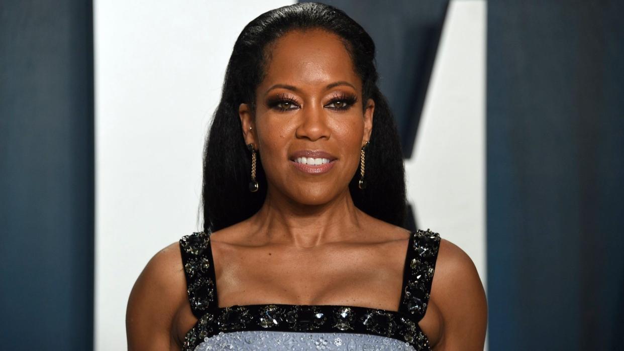Mandatory Credit: Photo by Evan Agostini/Invision/AP/Shutterstock (10552578lo)Regina King arrives at the Vanity Fair Oscar Party, in Beverly Hills, Calif92nd Academy Awards - Vanity Fair Oscar Party, Beverly Hills, USA - 09 Feb 2020.