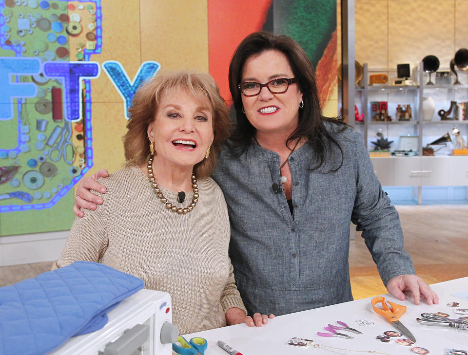 THE VIEW -  Barbara Walters and Cristela Alonzo (Walt Disney Television via Getty Images's 