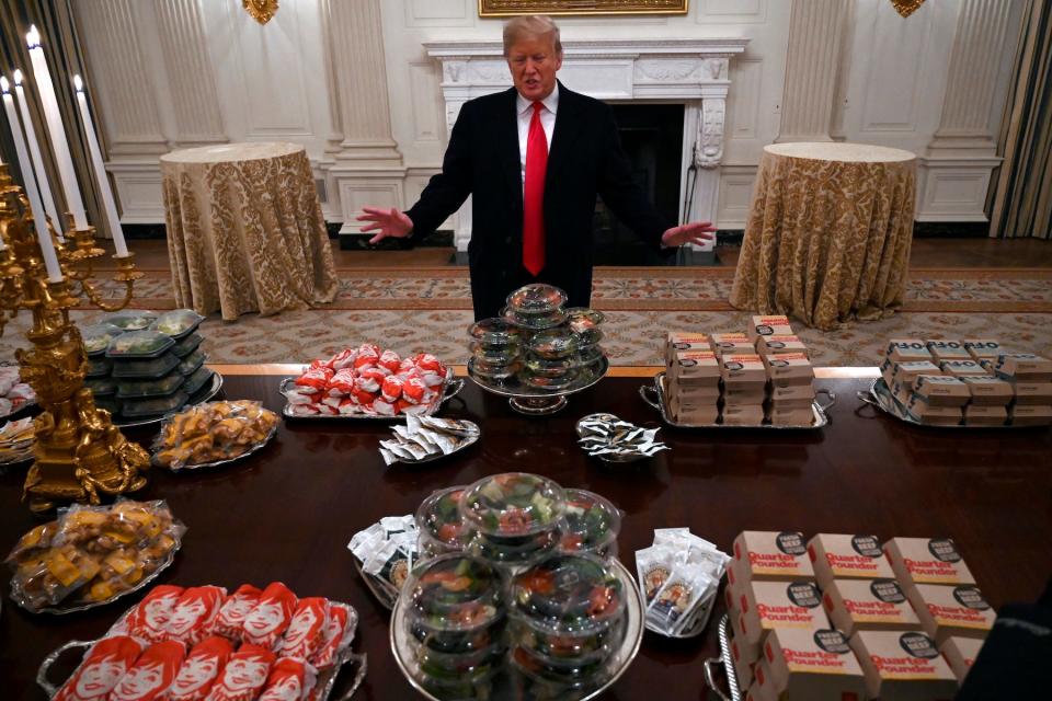 Trump fast food