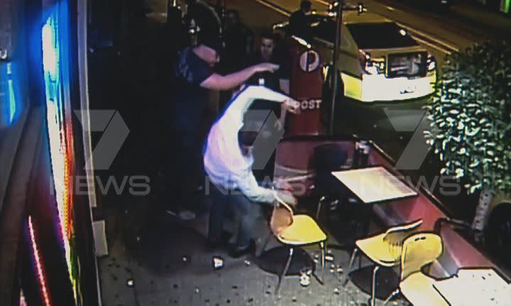 Fight between patron and bouncers at The Emerson escalated quickly. Photo: Supplied