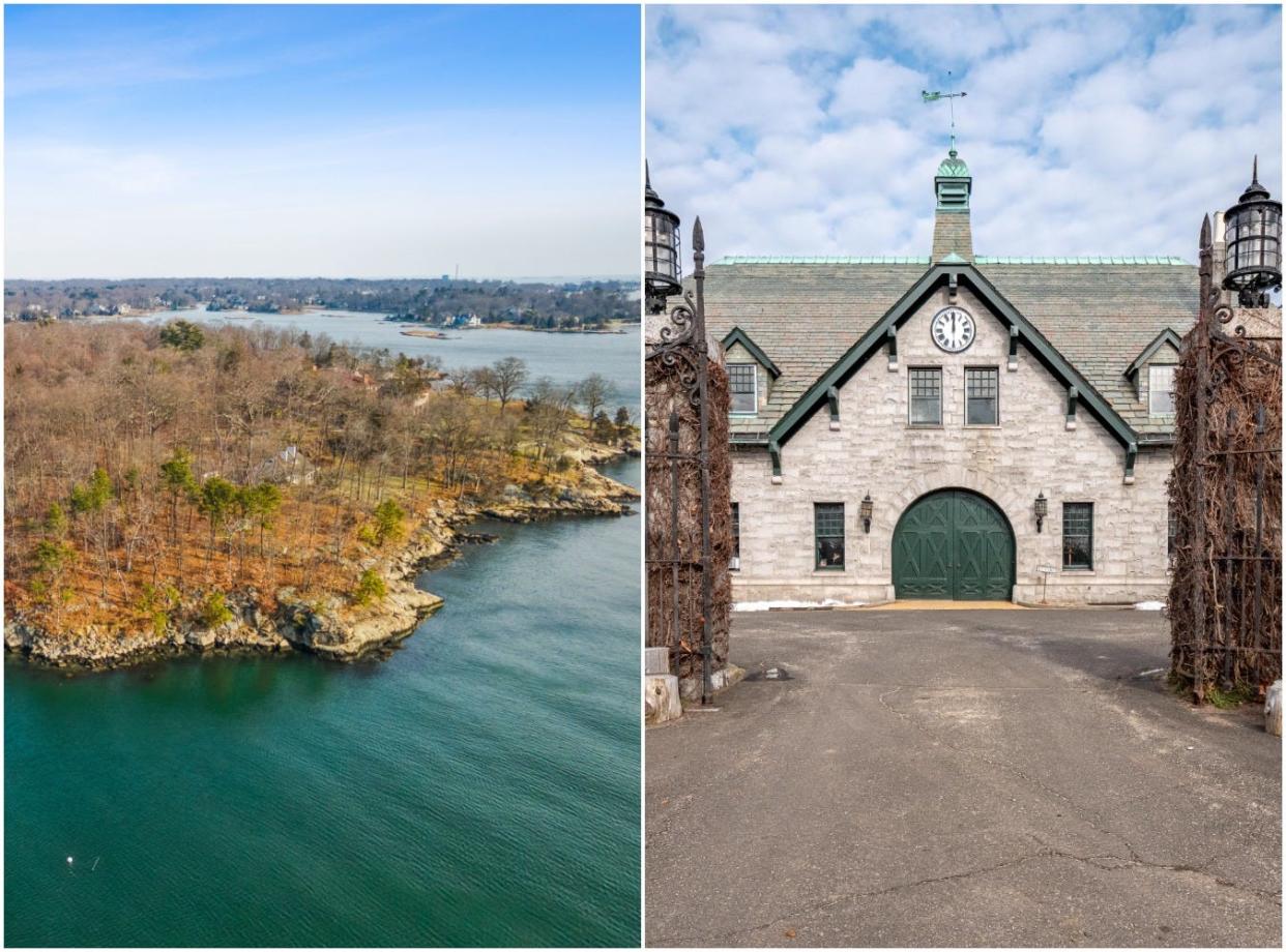 Great Island, a private island in Darien, Connecticut.