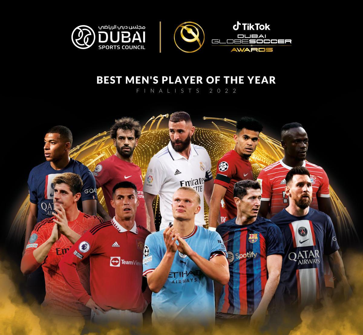 Football finalists Globe Soccer Awards 2022 elected by 10 million