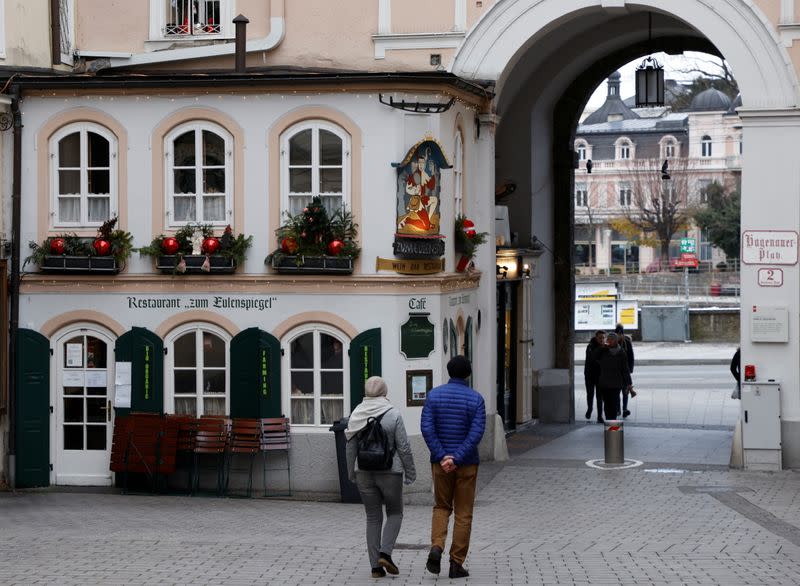 City of Salzburg during COVID-19 lockdown