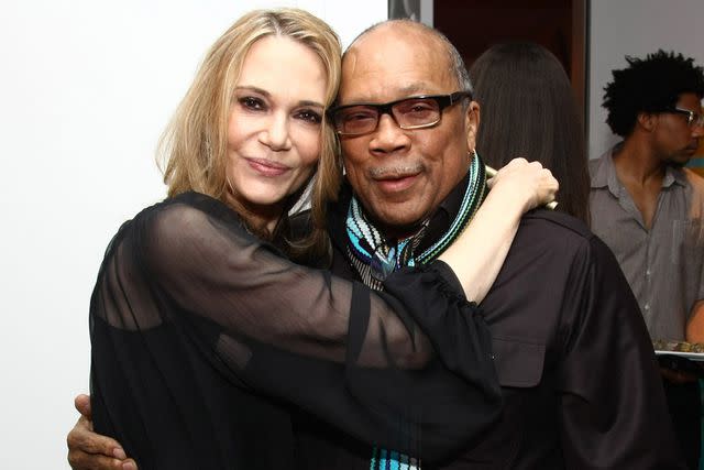 <p>Neilson Barnard/WireImage</p> Peggy Lipton and Quincy Jones attend the Kidada for Disney store launch at Mondrian New York on May 3, 2011.