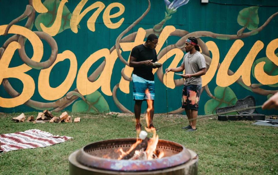 The Boathouse is a spot where you can buy a local beer, purchase used gear or rent kayaks and sign up for a guided tour with Catawba Riverkeeper staff.