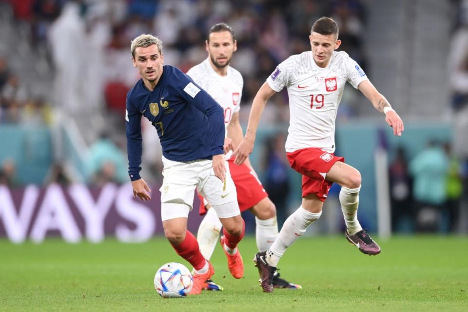 Antoine Griezmann in action for France against Poland (Getty Images)