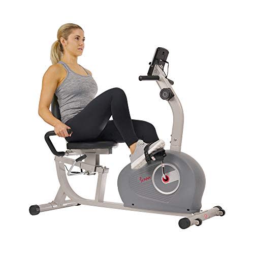 Sunny Health & Fitness Magnetic Recumbent Exercise Bike (Amazon / Amazon)