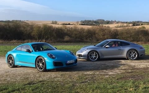 Porsche 911 Carrera L/T - with blue 911 Carrera T