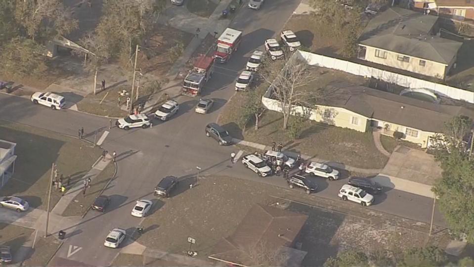 There is a large deputy presence in Orange County after a report of multiple people shot in Pine Hills.