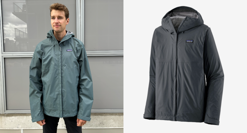 Patagonia Men's Torrentshell 3L Rain Jacket is a great waterproof pick (photos via author & Patagonia)