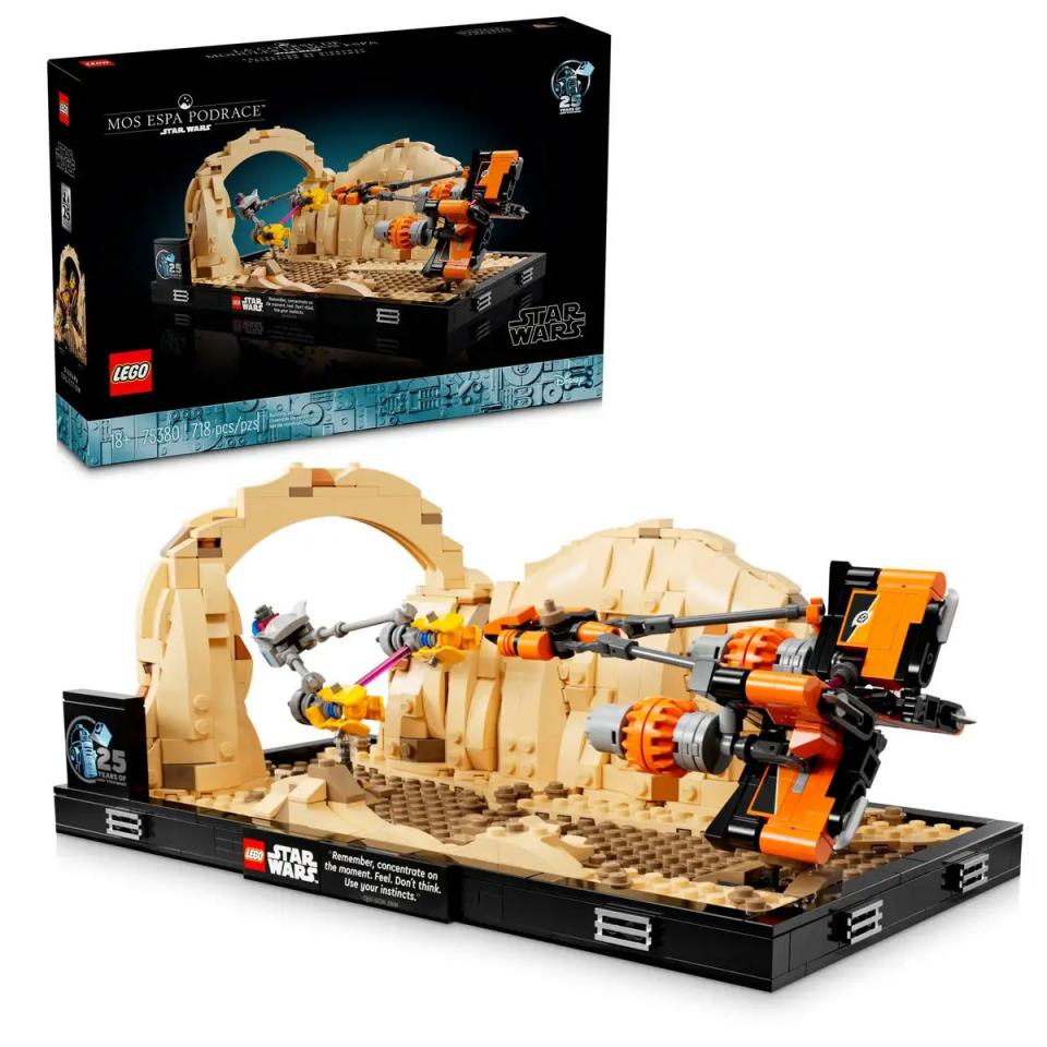 <p><a href="https://go.redirectingat.com?id=74968X1596630&url=https%3A%2F%2Fwww.lego.com%2Fen-us%2Fproduct%2Fmos-espa-podrace-diorama-75380&sref=https%3A%2F%2Fwww.bestproducts.com%2Flifestyle%2Fg624%2Fstar-wars-stuff%2F" rel="nofollow noopener" target="_blank" data-ylk="slk:Shop Now;elm:context_link;itc:0;sec:content-canvas" class="link ">Shop Now</a></p><p>Mos Espa Podrace Diorama</p><p>LEGO</p><p>$79.99</p><span class="copyright">LEGO</span>