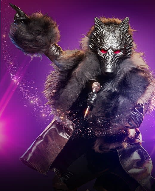 The Wolf on The Masked Singer Australia 2019. Photo: Channel 10